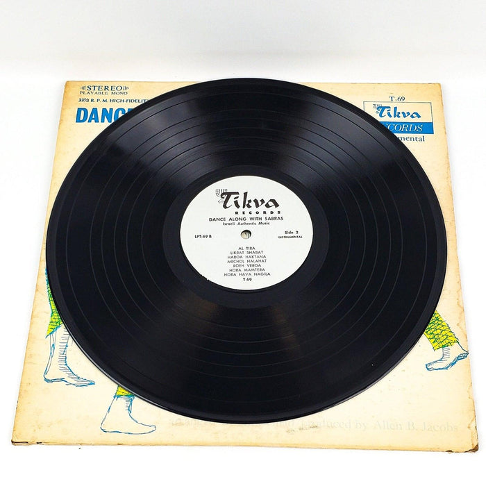 Ami Gilad Dance Along With Sabras Record 33 RPM LP T-69 Tikva Records 4
