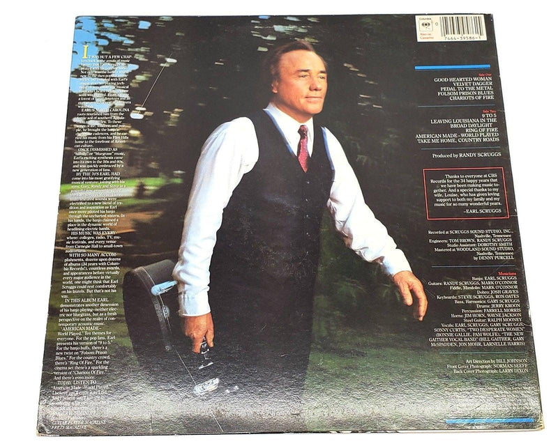 Earl Scruggs American Made World Played 33 RPM LP Record Columbia 1984 FC 39586 2