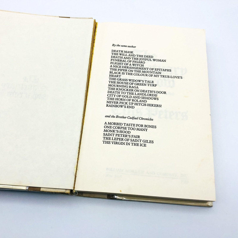 The Sanctuary Sparrow Hardcover Ellis Peters 1983 Monk Cadfael 1st Ed Ex Library 7