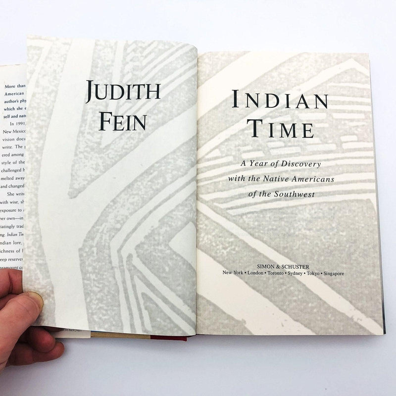 Indian Time Hardcover Judith Fein 1993 Pueblo Indians Social Life Customs 7