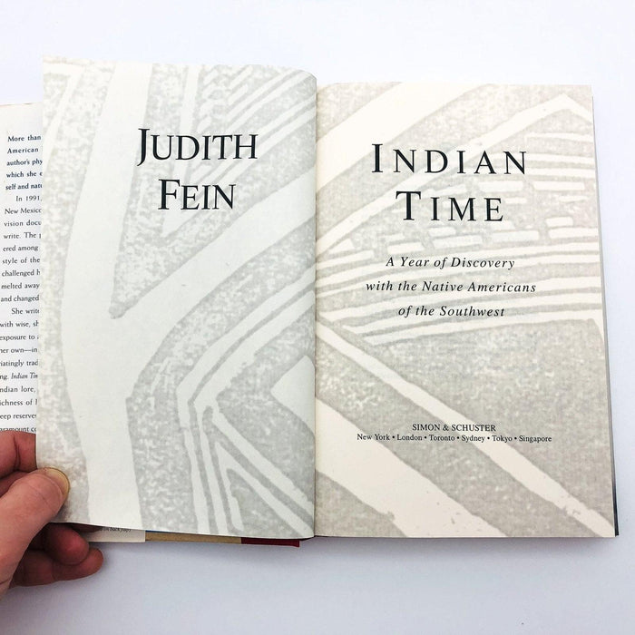 Indian Time Hardcover Judith Fein 1993 Pueblo Indians Social Life Customs 7