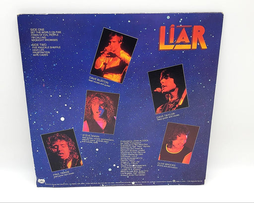 Liar Set The World On Fire 33 RPM LP Record Bearsville 1978 BRK 6982 PROMO 2