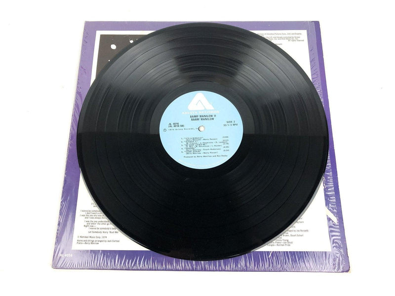 Barry Manilow II Self Titled Vinyl Record 4016 Arista + Song Lyric Sheet 7