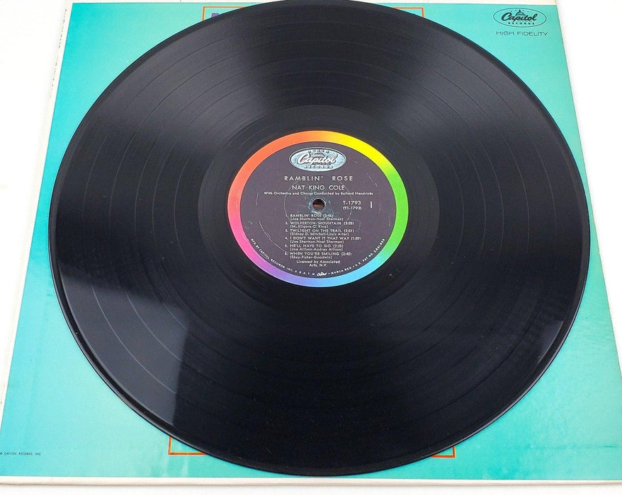 Nat King Cole Ramblin' Rose 33 RPM LP Record Capitol Records 1962 5
