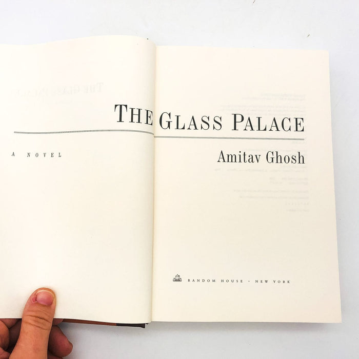 The Glass Palace Hardcover Amitav Ghosh 2001 Teak Empire Burmese 1st Edition 7