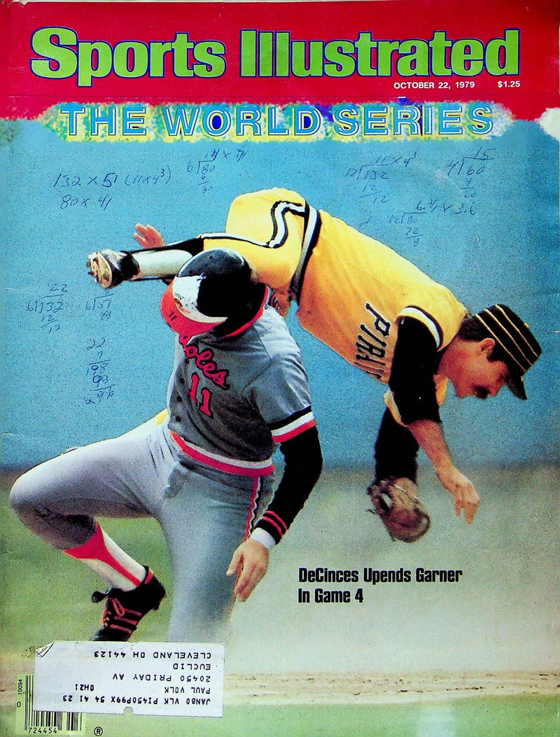 Sports Illustrated Magazine Oct 22 1979 Baltimore vs Pittsburgh World Series