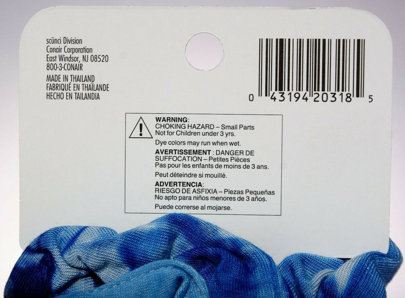 (18 Count) Scunci Effortless Beauty Hair Scrunchies Soft Knit Woven Twisters