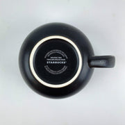 Starbucks Black Coffee Mug Matte Bone China Flower Sunflower Yellow 2012 8