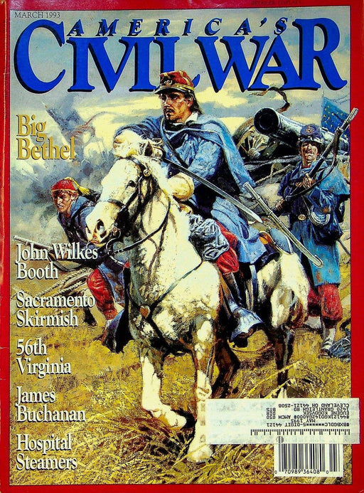 America's Civil War Magazine March 1993 John Wilkes Booth, VA's 56th Infantry 1