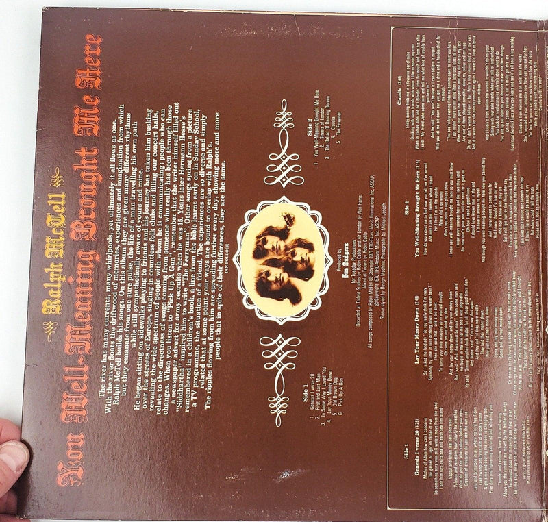 Ralph McTell Your Well-Meaning Brought Me Here Record 33 RPM LP Paramount 1971 3