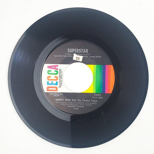 Andrew Lloyd Webber Orchestra Superstar Record 45 RPM Single 32603 Decca 1969 2