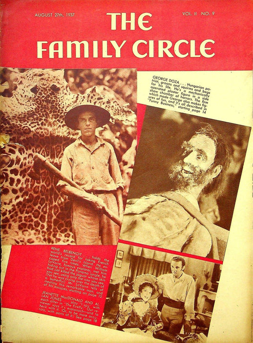 The Family Circle Magazine August 1937 No 9 Rene Belbenoit Vintage Ads Copy 1 1