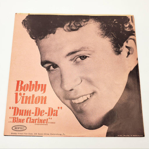 Bobby Vinton Dum-De-Da Single Record Epic 1966 5-10014 2