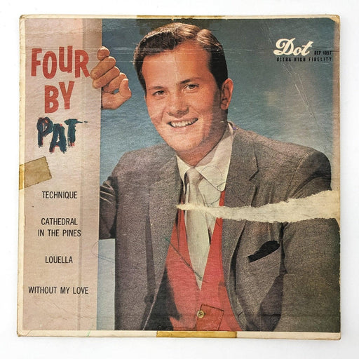 Pat Boone Four By Pat Record 45 RPM EP DEP-1057 Dot Records 1957 Picture Sleeve 1