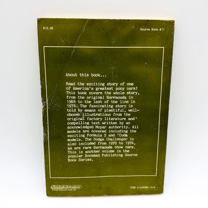 Barracuda Challenger Source Book Paperback Samuel A. Shields 1983 1st Edit Print 2