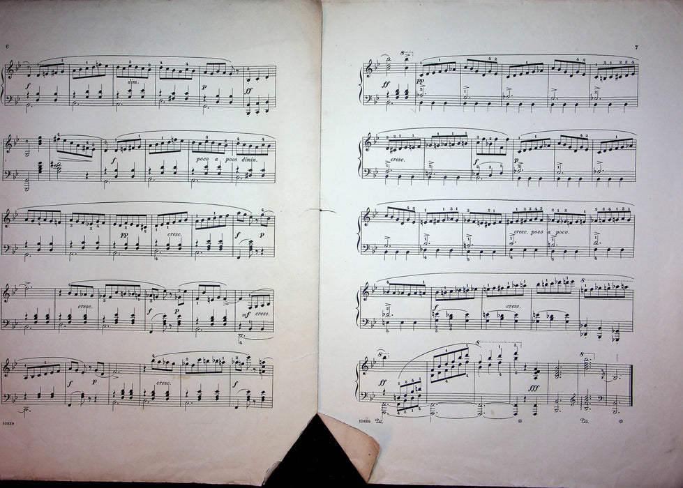 Seconde Valse Brillante Vintage Sheet Music Benjamin Godard Op 56 1893 4