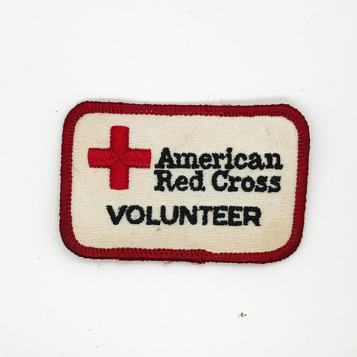 American Red Cross Patch Sew On Vintage Uniform Pocket Arm Badge