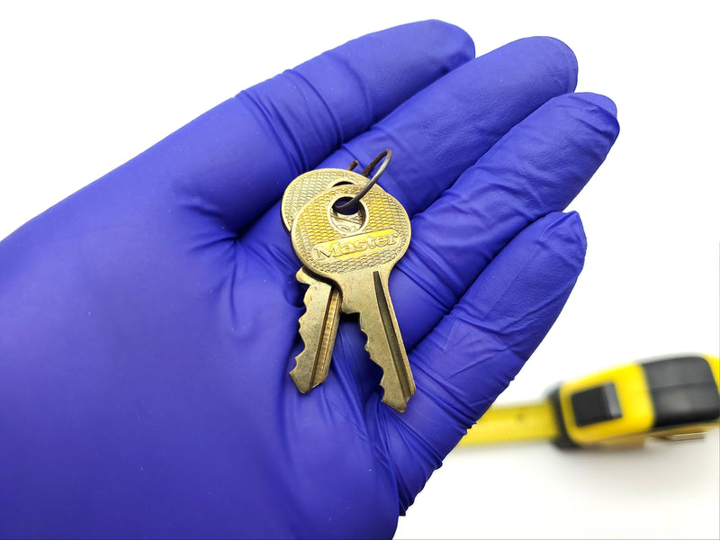 Master Lock Padlock No 1 Long Shackle 6" Milwaukee USA Made Vintage NOS