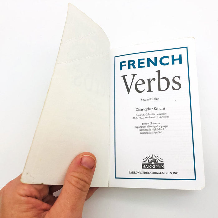 French Verbs Paperback Christopher Kendris 2001 Language Conjugated Tenses 6