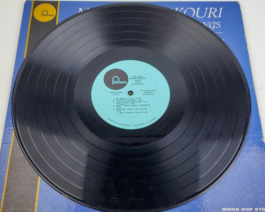 Nana Mouskouri The Girl From Greece Sings 33 RPM LP Record Fontana 1962 5