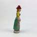 Occupied Japan Figurine Dutch Colonial Lady Woman w/ Red Hat 6.5 Inches 2