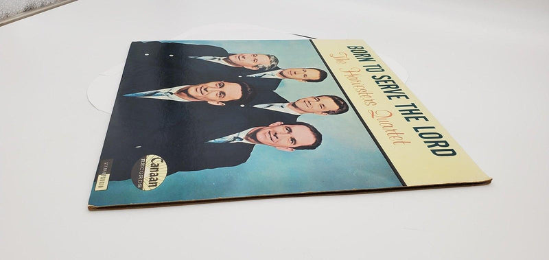 The Harvesters Quartet Born To Serve The Lord 33 RPM LP Record Canaan 1965 4
