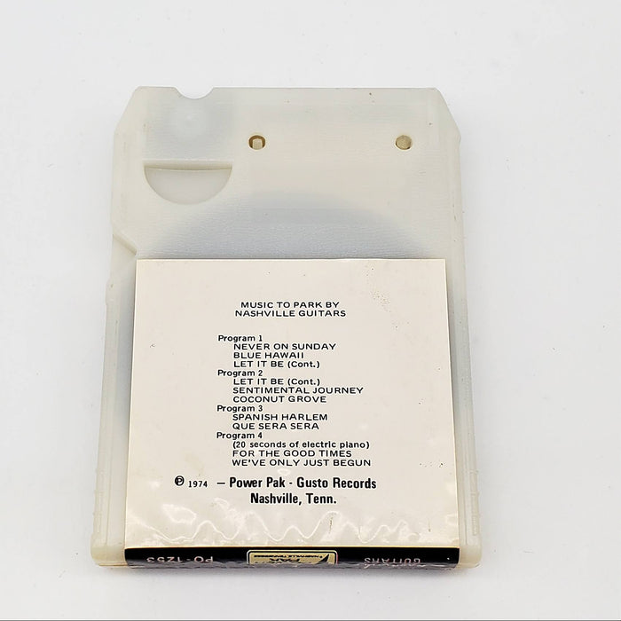 The Nashville Guitars Music To Park By 8-Track Tape Album Gusto Records 1975