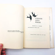 Chinese Love Poems Hardcover D. J. Klemer 1959 Illustrated Poetry 1st Edition 7