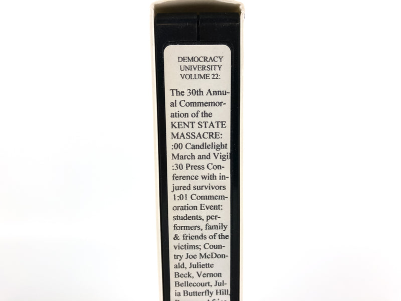 Democracy University Vol. 22 Kent State Massacre Commemoration Noam Chomsky