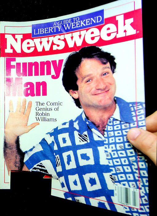 Newsweek Magazine July 7 1986 Robin Williams Actor Commedian Funniest Man in USA