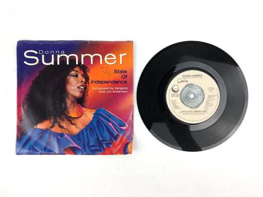 Donna Summer State of Independence / Love Is Just a Breath Away 45 RPM 7" Single 1