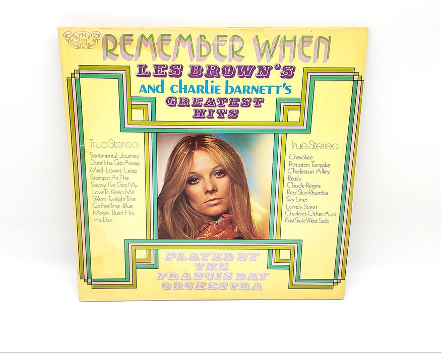 Francis Bay Orchestra Remember When Les Brown & Charlie Barnett 2x LP Record 1