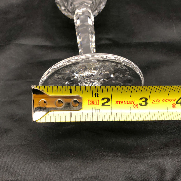 1ct Waterford Crystal Wine Goblet Lismore Pattern 8-3/8" Signed Signature Glass