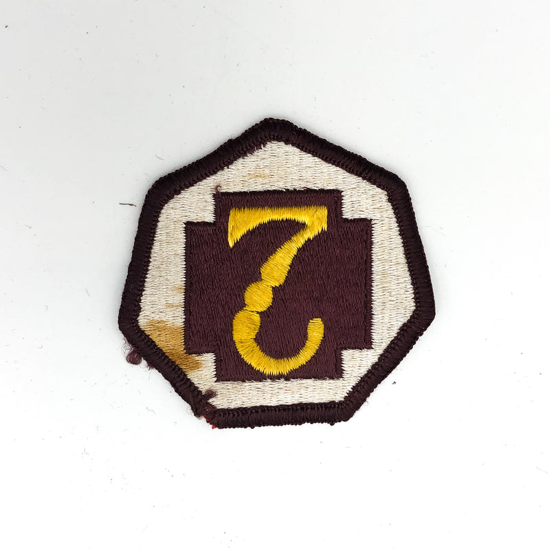 US Army 7th Medical Command Patch WW2 Full Color United States Military 2