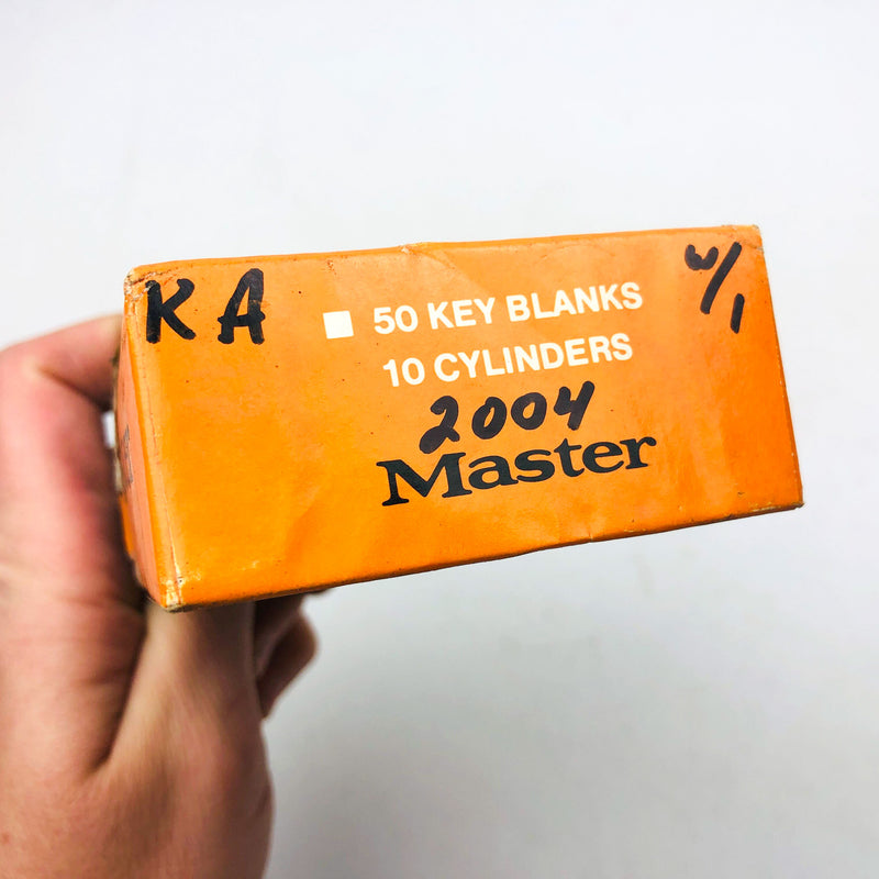 Master Lock KA Keyway 4-Pin Cylinder Interchangeable Vintage New Old Stock NOS