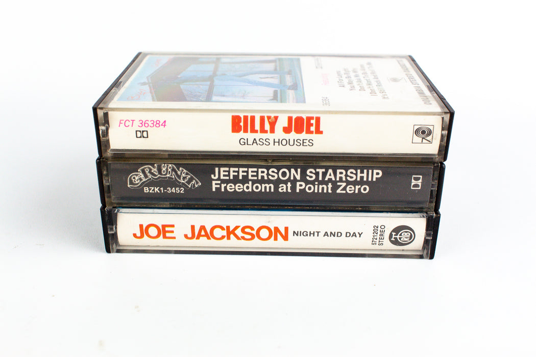 Billy Joel, Jefferson Starship & Joe Jackson: Pop Rock Cassette Tapes Lot of 3 6