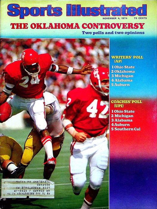 Sports Illustrated Magazine November 4 #19 Sooners Banned from Bowl Games