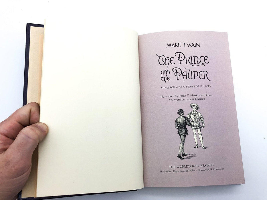 The Prince and the Pauper Mark Twain 1988 Readers Digest First Edition Hardcover 8