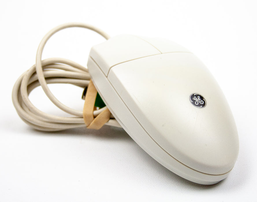 Vintage GE: 2 Button Rollerball Mouse - PS/2 , Model 97924, Revision 2 | WORKS!