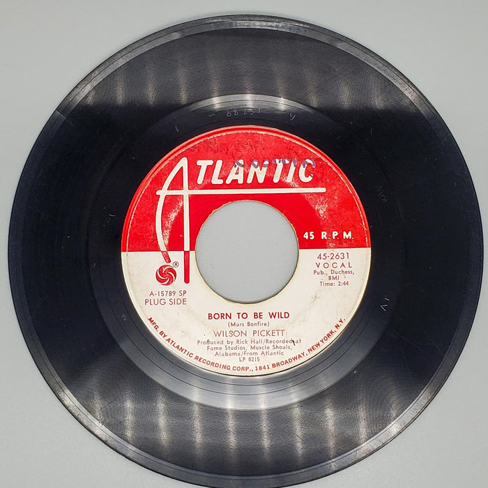 Wilson Pickett Born To Be Wild Record 45 RPM Single Atlantic Records 1969 Promo 1