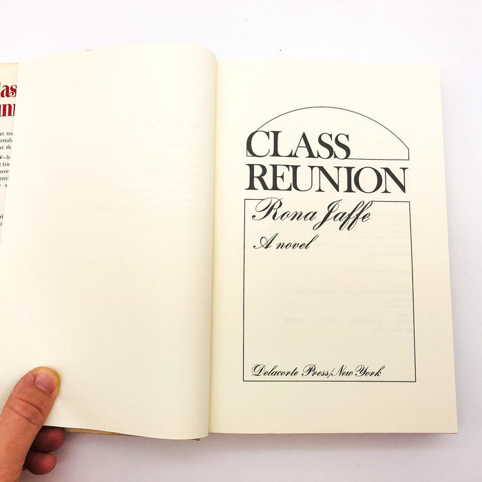 Class Reunion Hardcover Rona Jaffe 1979 Romance Women High School 5th Printing 7