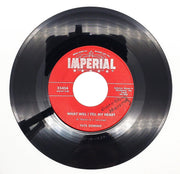 Fats Domino What Will I Tell My Heart 45 RPM Single Record Imperial 1957 1