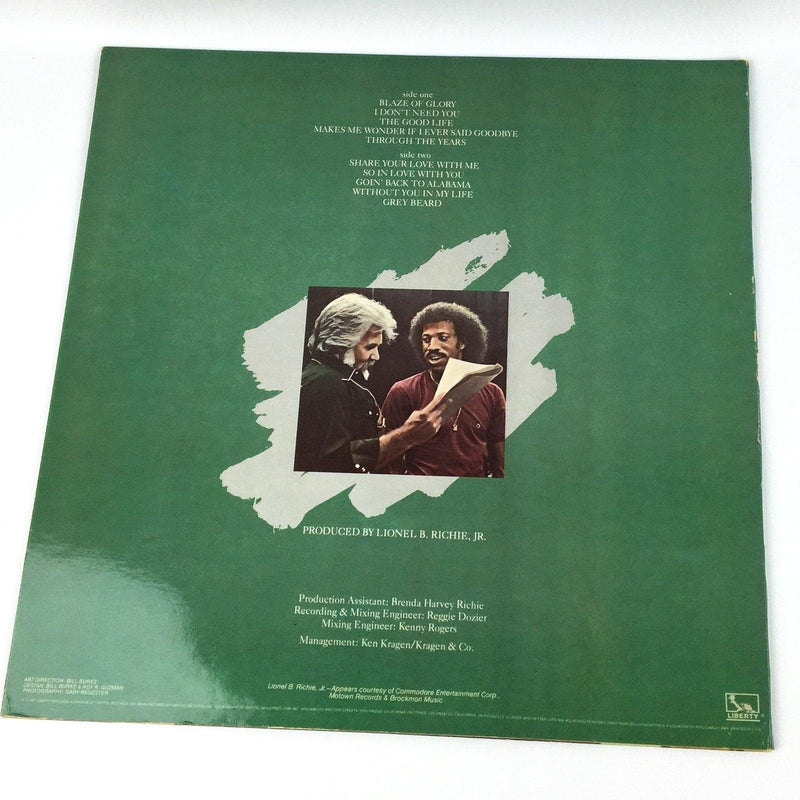 Kenny Rogers Share Your Love Record 33 RPM LP LOO-1108 Liberty 1981 2