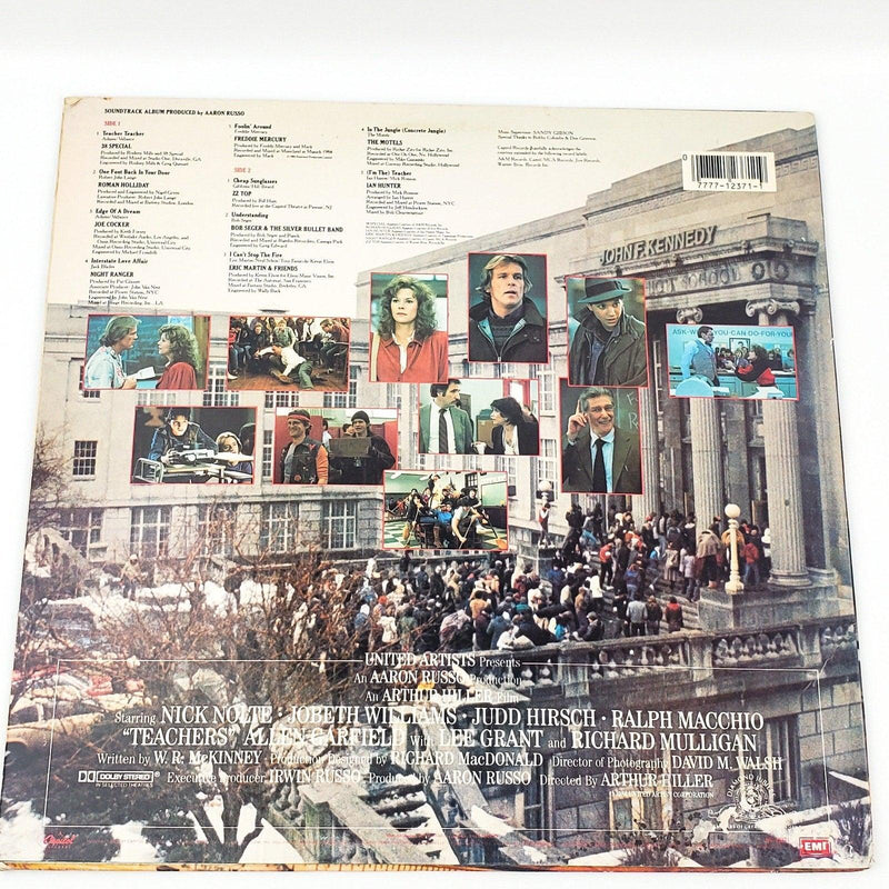 Teachers Soundtrack Record 33 RPM LP SV-12371 Capitol Records 1984 2