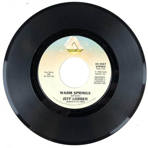 Jeff Lorber 45 RPM Record It's A Fact / Warm Springs Arista 1982 AS 0667 2