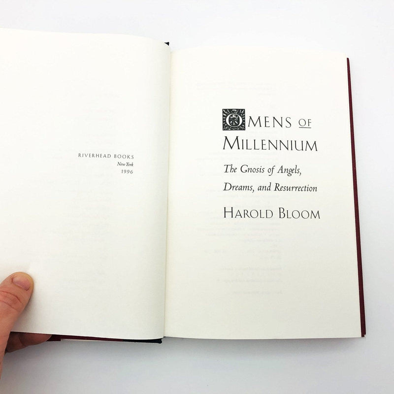Omens of Millennium Hardcover Harold Bloom 1996 Dreams Gnosticism Religion 7