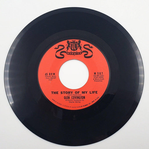 Glen Covington The Story Of My Life If I Loved You 45 RPM Single Record 1957 2