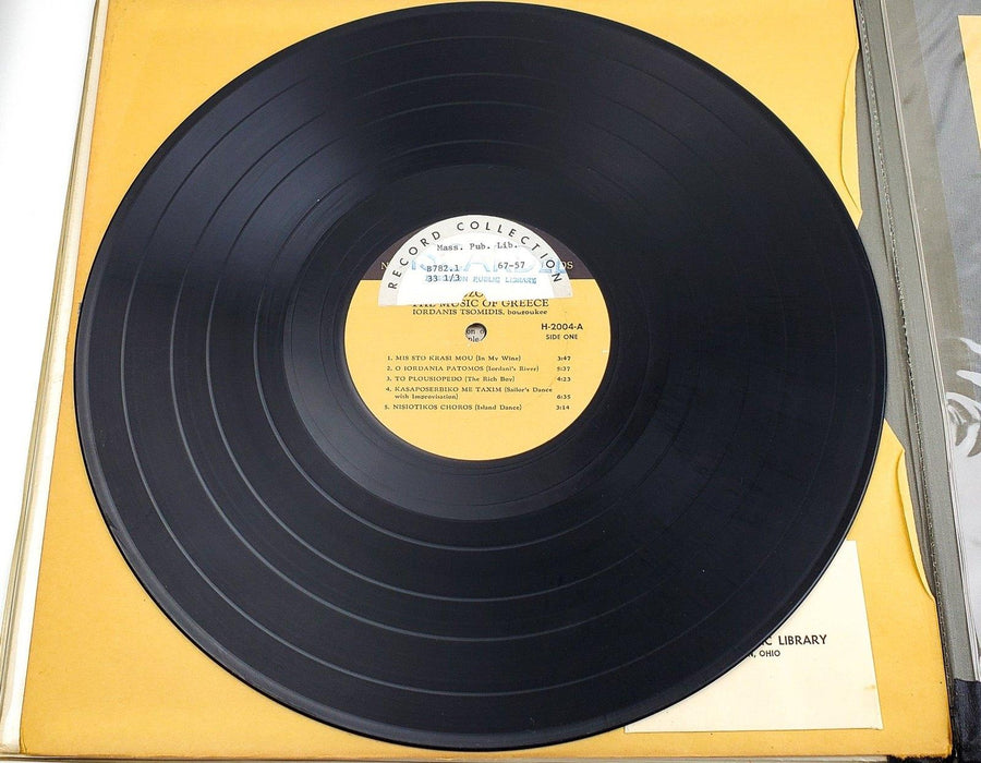 Iordanis Tsomidis Bouzoukee The Music of Greece 33 RPM LP Record Nonesuch 1965 4