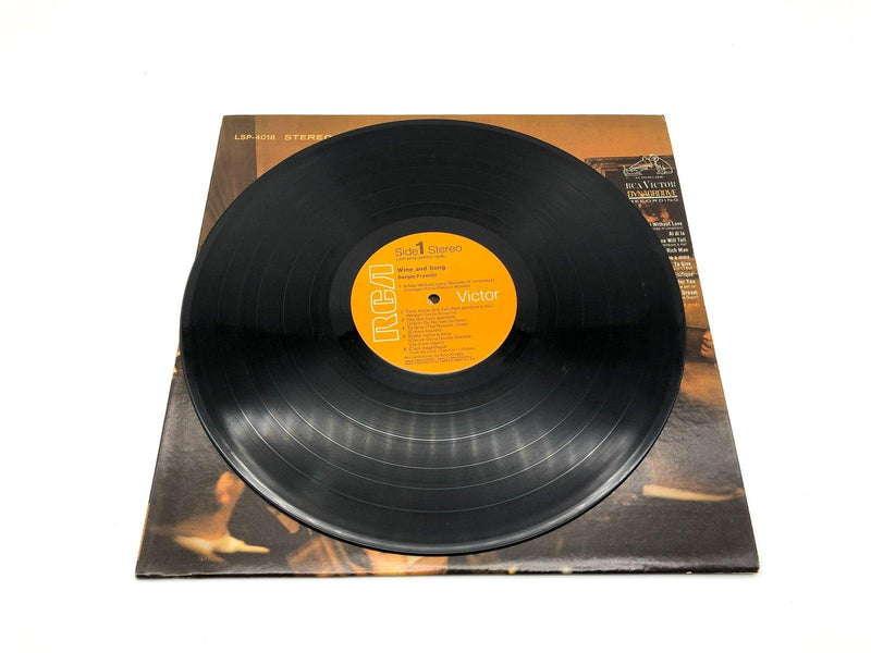 Sergio Franchi Wine & Song Record 33 RPM LP LSP-4018 RCA 1968 6
