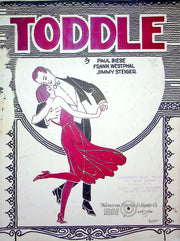 Sheet Music Toddle Paul Biese Frank Westphal Jimmy Steiger 1921 Piano Song 1
